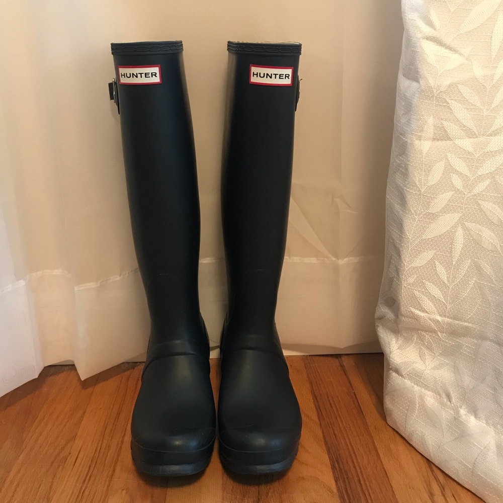 Matte Navy Blue Original Tall Hunter Boots